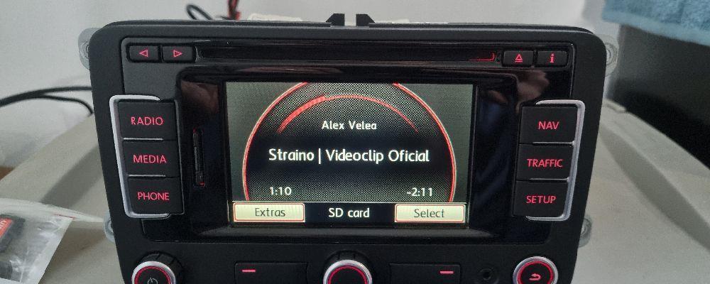 Navigatie GPS VW RNS315 RNS 315 cu bluetooth premium integrat Passat Golf Tiguan EOS Jetta Polo