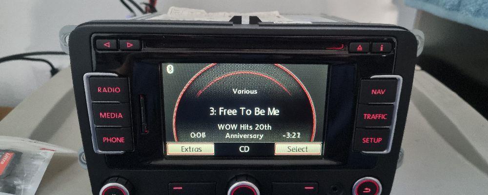 Navigatie GPS VW RNS315 RNS 315 cu bluetooth premium integrat Passat Golf Tiguan EOS Jetta Polo