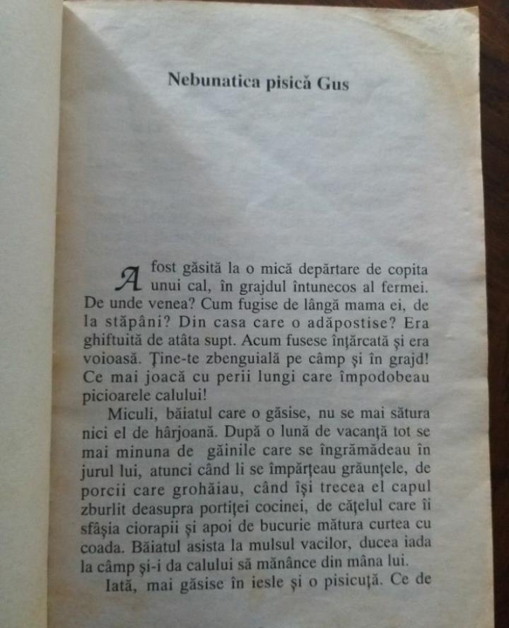 Nebunatica Pisica Gus de Christian Pineau