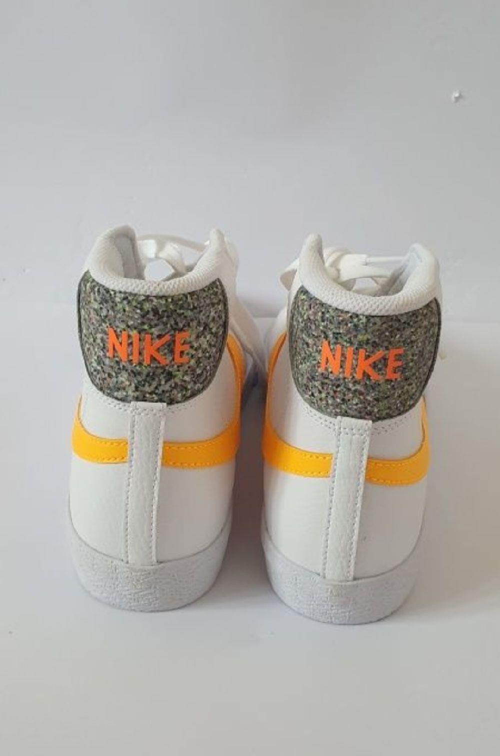 Nike Blazer Mid Gs White Laser Orange