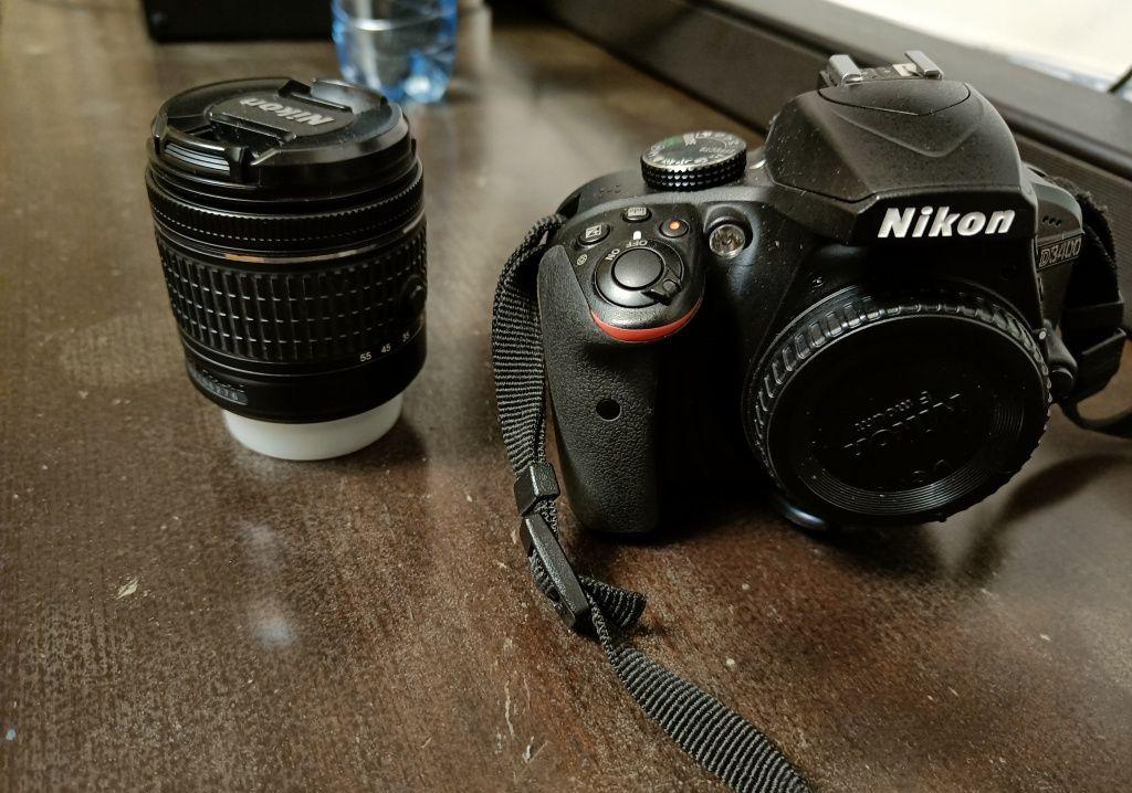 Nikon D3400 + Obiectiv Kit 18-55