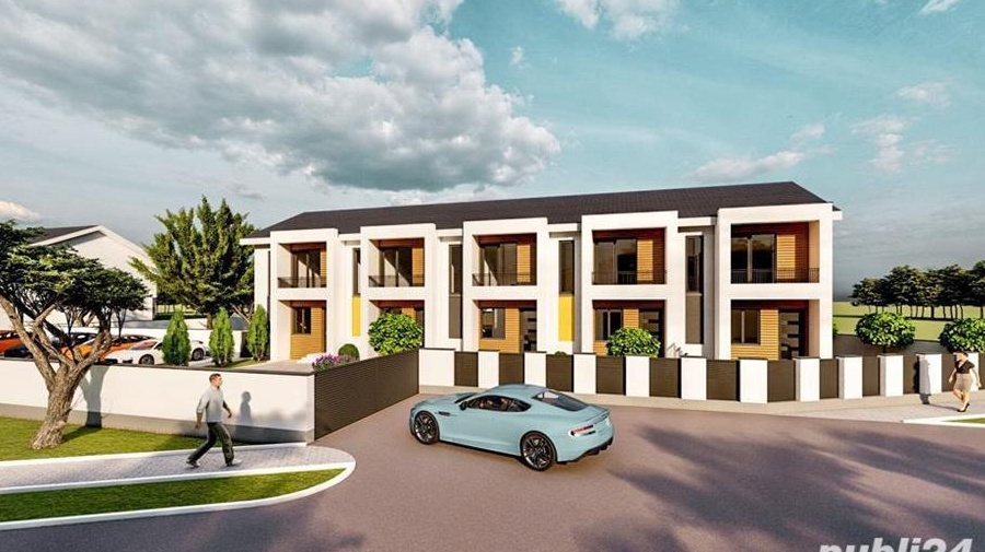 Nou! Case insiruite intr-un complex rezidential