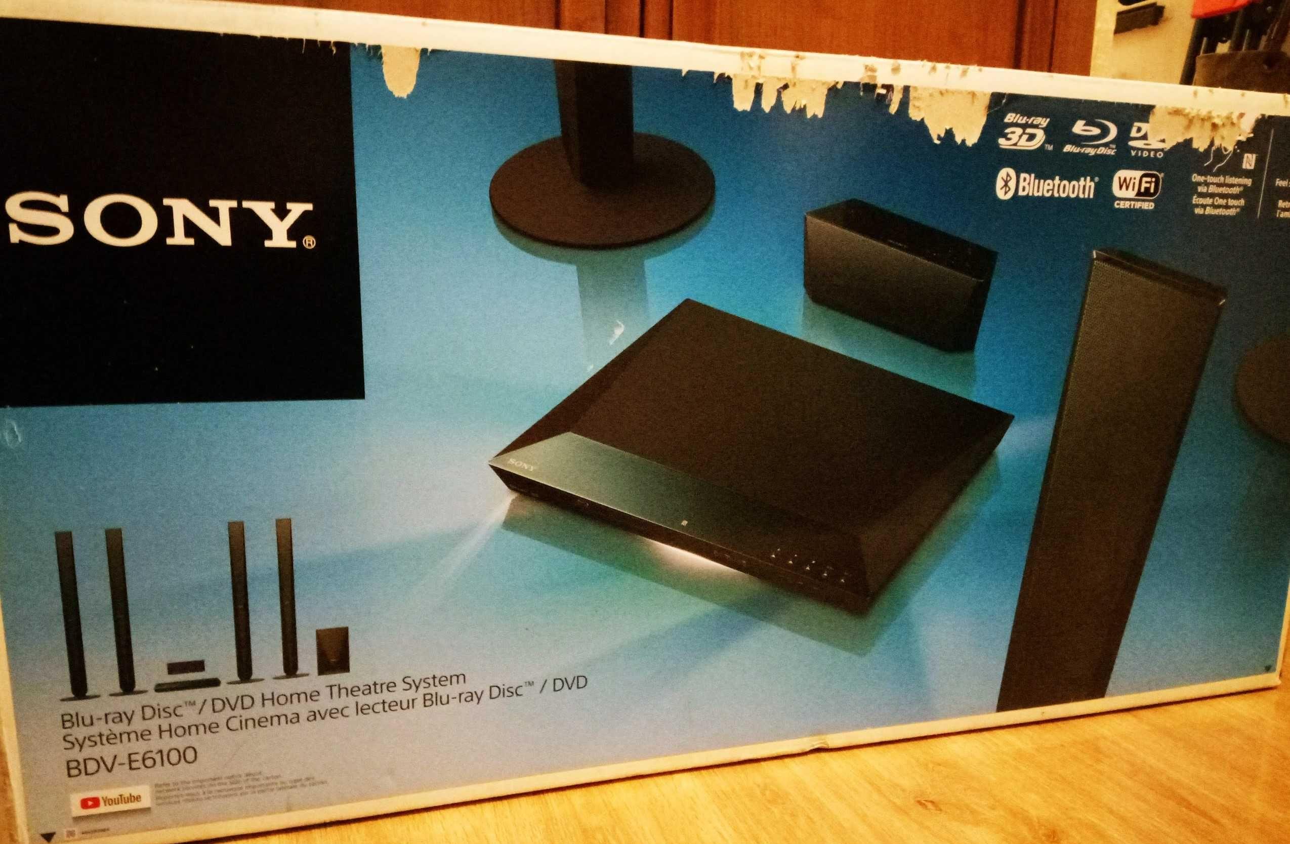 NOU!!! Sistem home cinema 5.1 cu blu-ray 3d sony bdve6100 NOU!!!