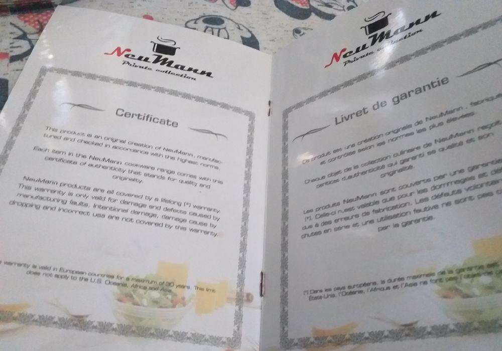 oala nouă 7 litri neumann inox cu capac