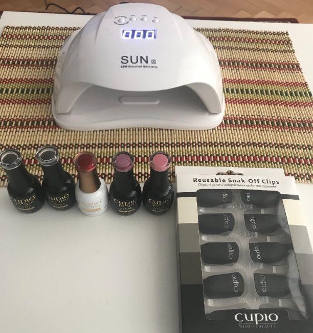 Ocazie!!!! VAND CUPIO KIT NOU - manechiura/pedichiura semipermanenta