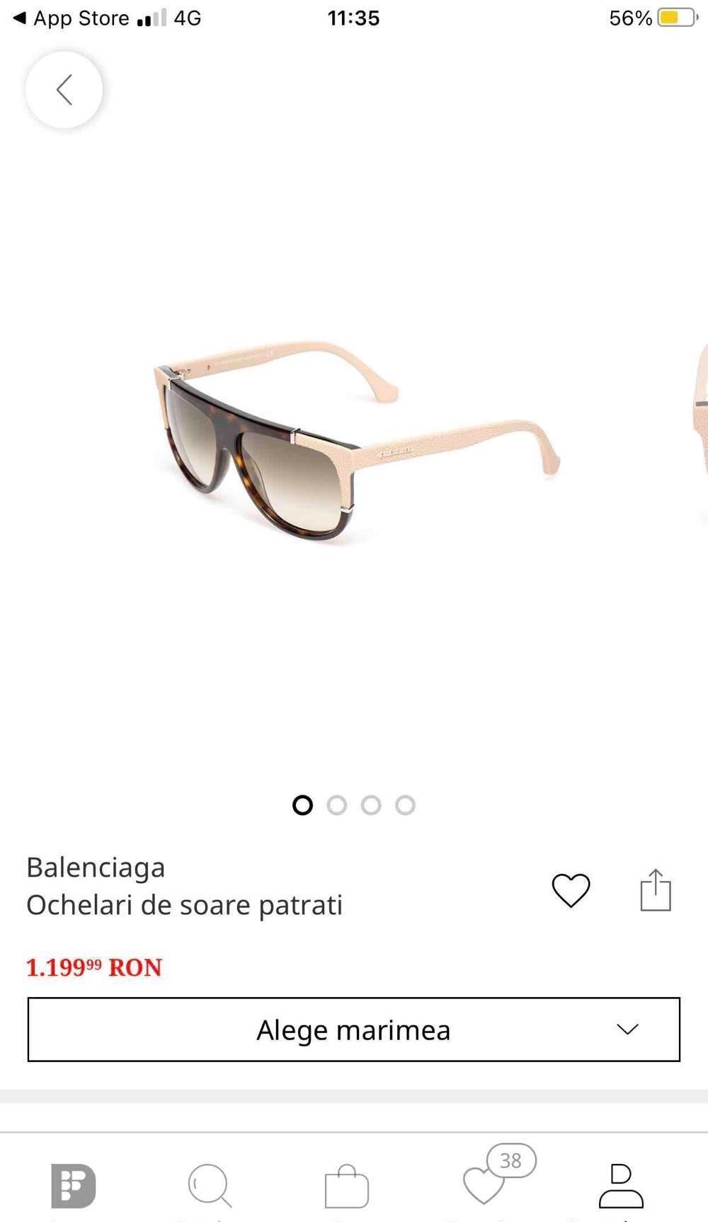 Ochelari de soare Balenciaga Negociabil