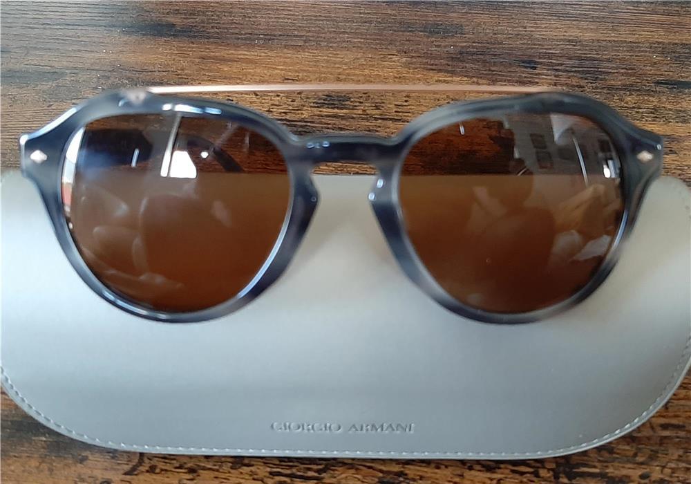 Ochelari de soare Giorgio Armani Original, Brown Aviator, Model AR8129