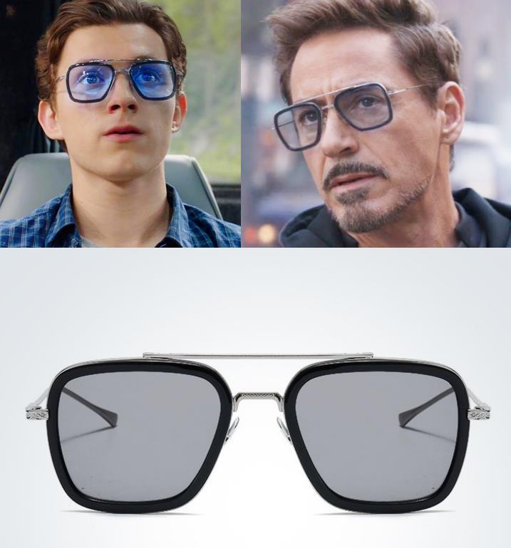 Ochelari de soare Tony Stark - Iron Man - Avenegers - Albastri