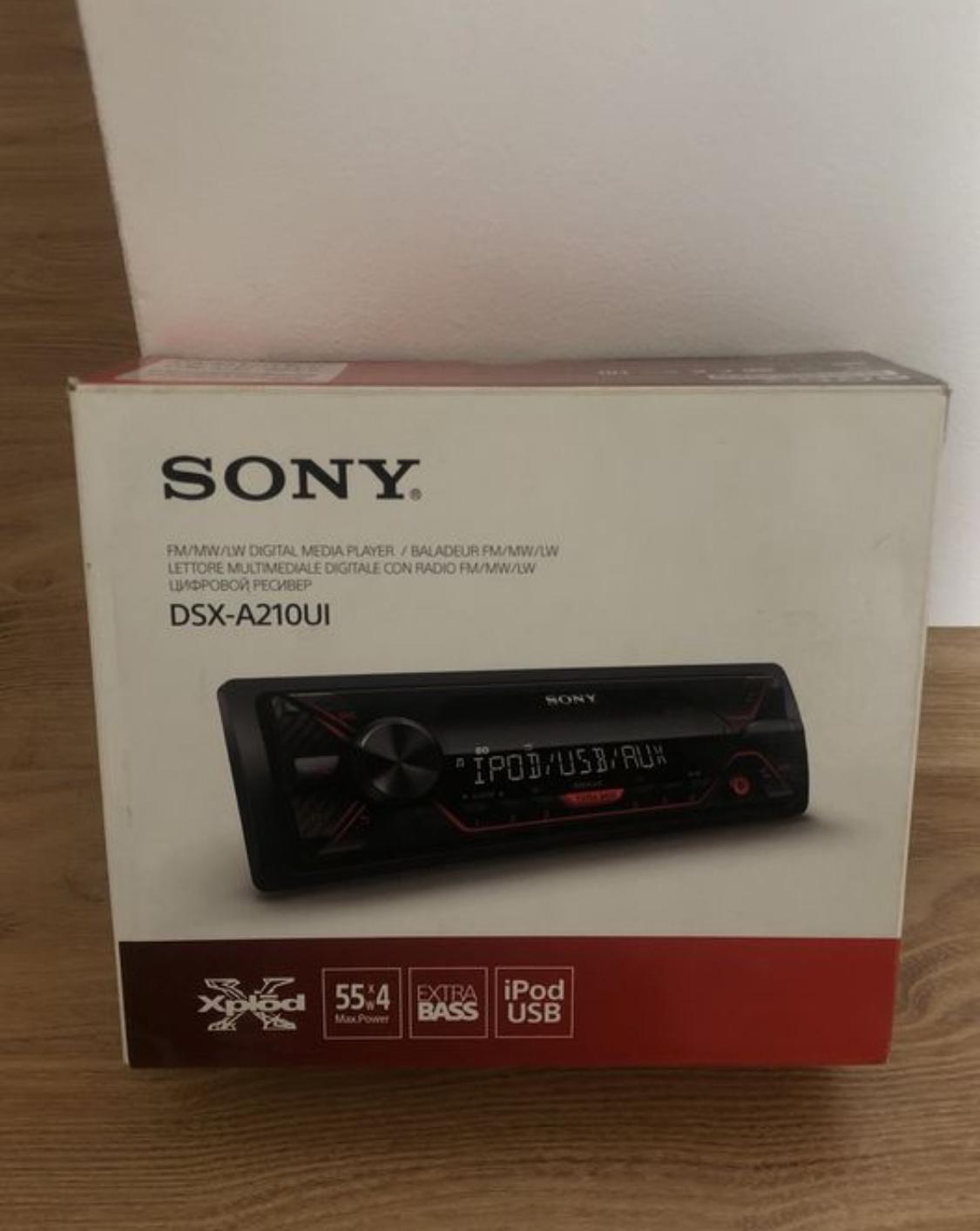 oferta casetofon+boxe sony
