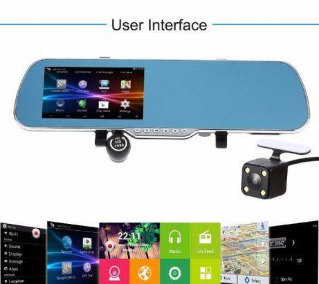 Oglinda auto cu  GPS  Smart  5" Android 4.42
