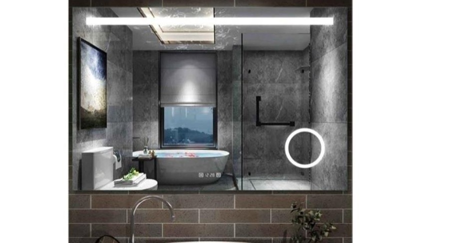 Oglinda de baie cu led de 140 80cm
