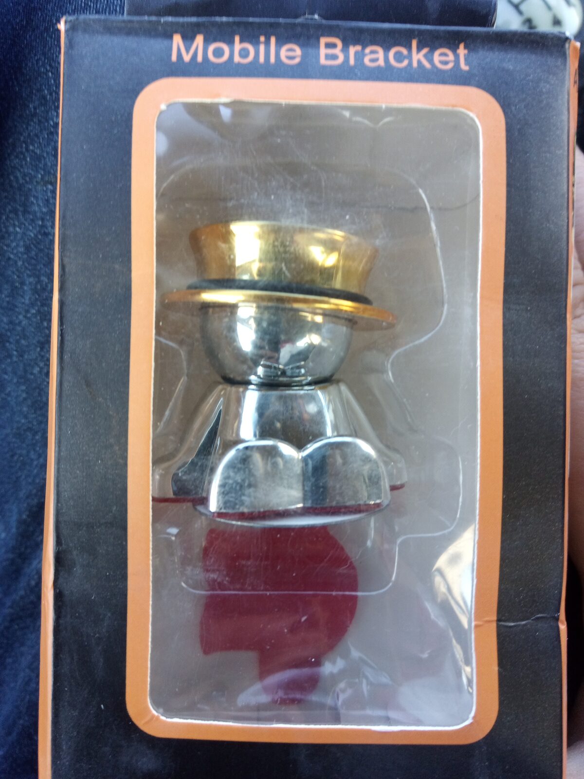 OMUOrnament suport telefon magnetic negru