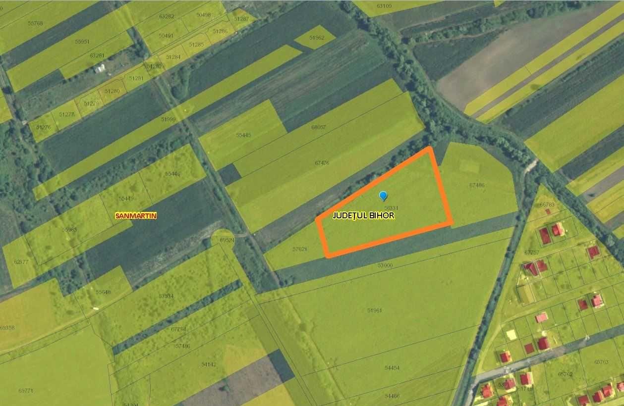 Oportunitate: teren intravilan Oradea-Sânmartin investiție-dezvoltare