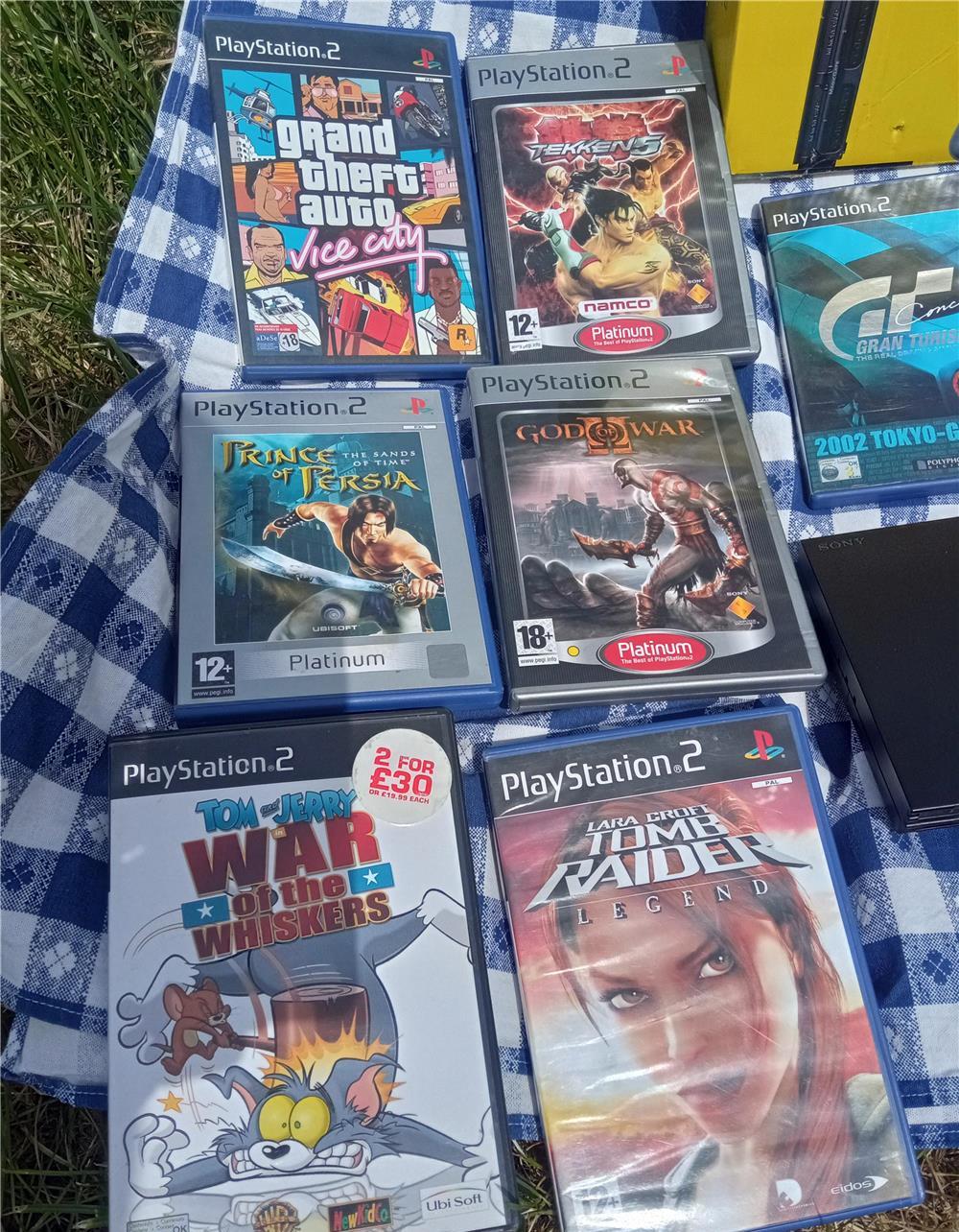 Pachet PlayStation 2 + Jocuri + Memory Card Cadou Ps2, Ps3, Ps4, Ps5