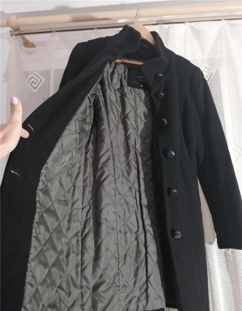 Palton Dama, lână, Moda Aliss