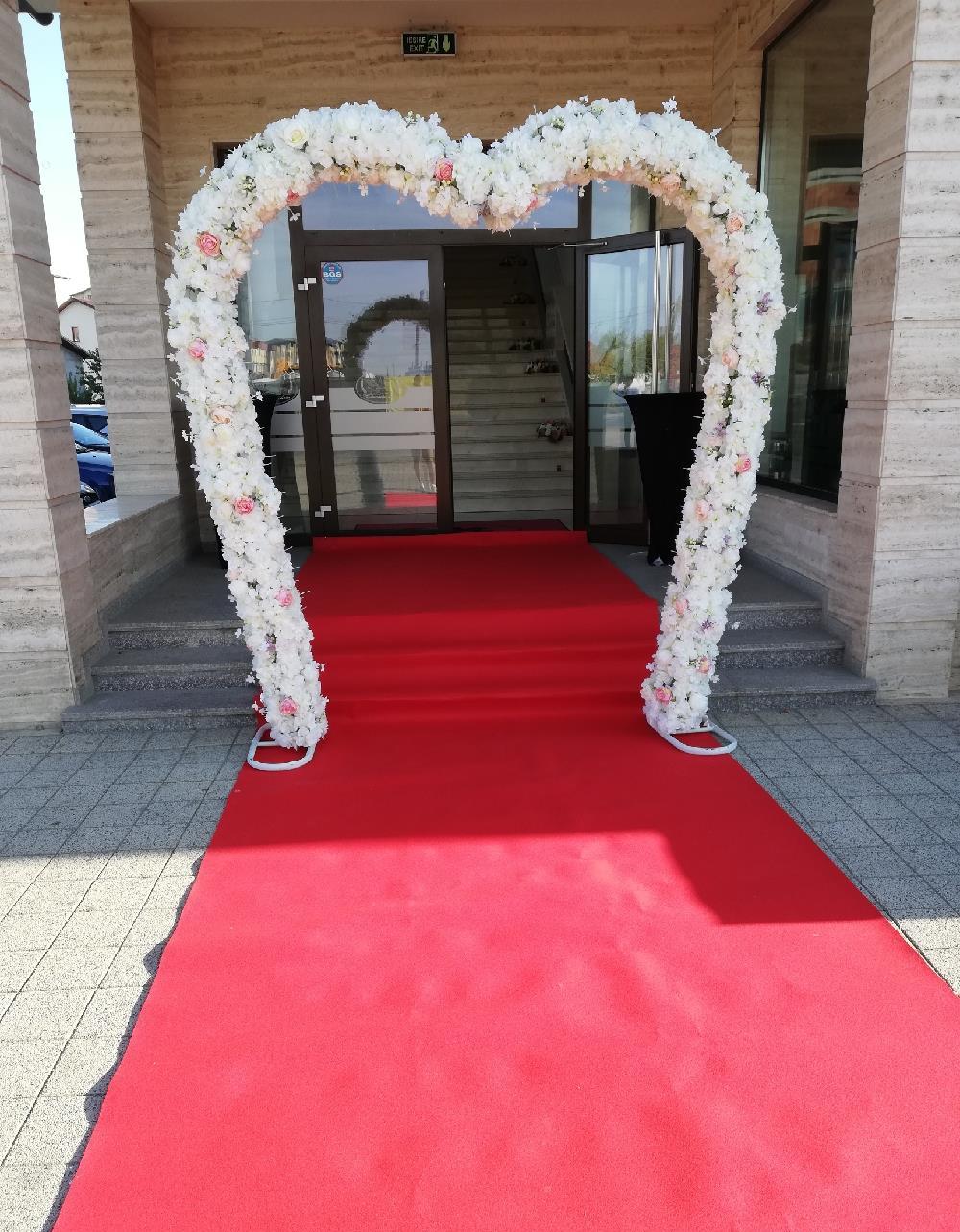 Panou floral alb