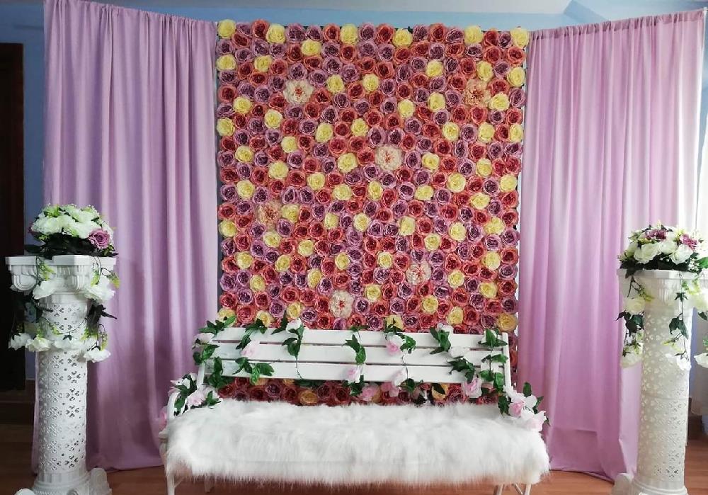 Panou floral multicolor photocorner