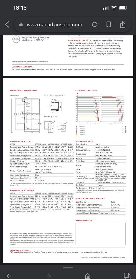Panouri fotovoltaice Canadian solar 460wp si 595wp transport gratis