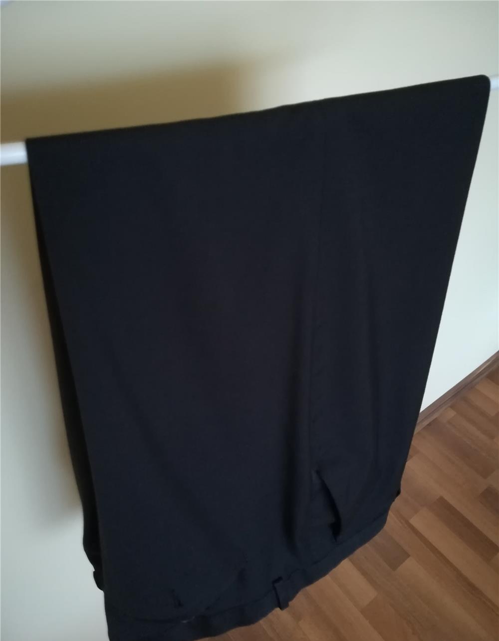 Pantaloni eleganți bărbați regular fit H&M culoare pe negru marime 54