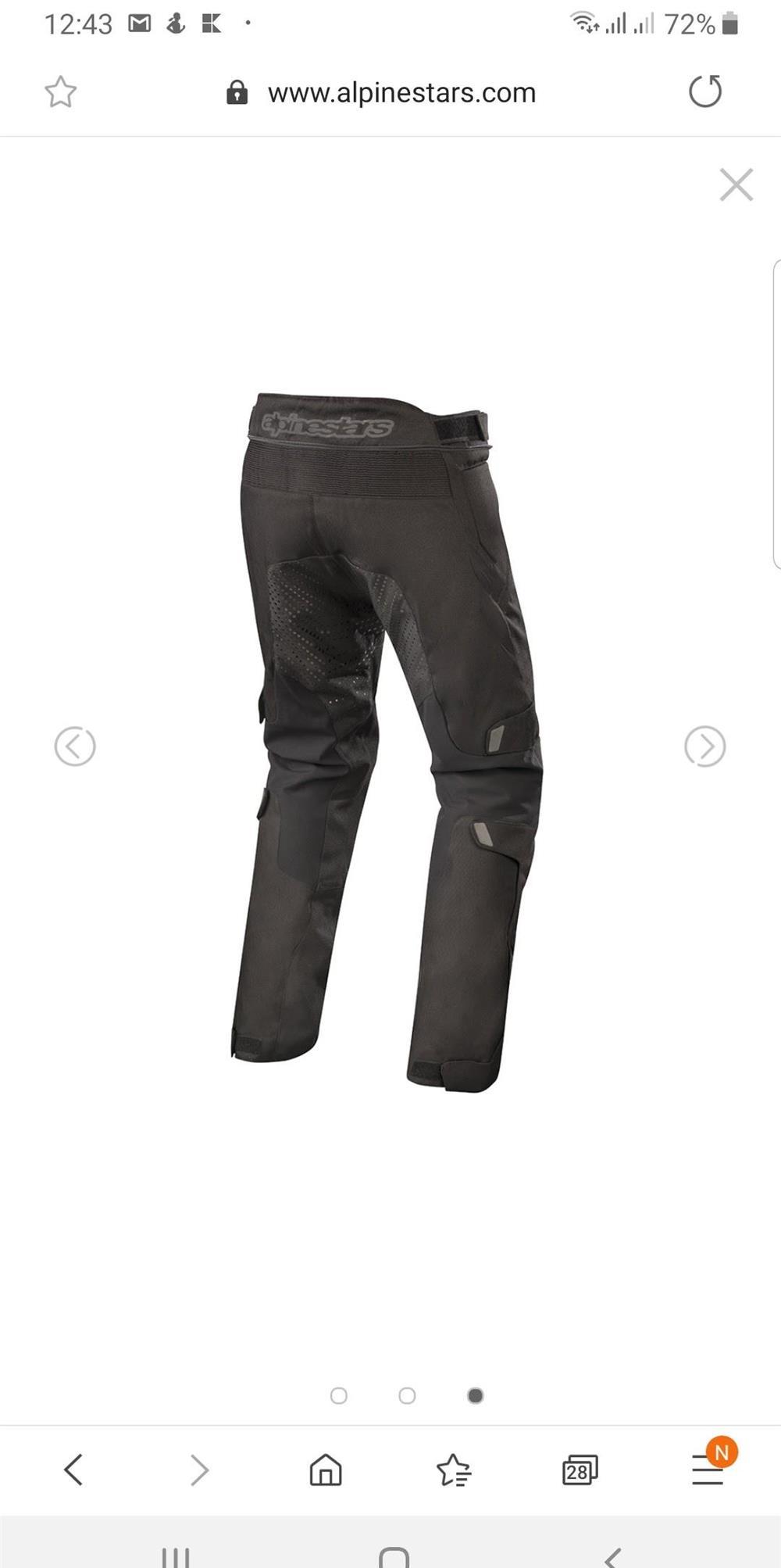 Pantaloni moto Alpinestars Valparaiso V3 Drystar, marime 3XL