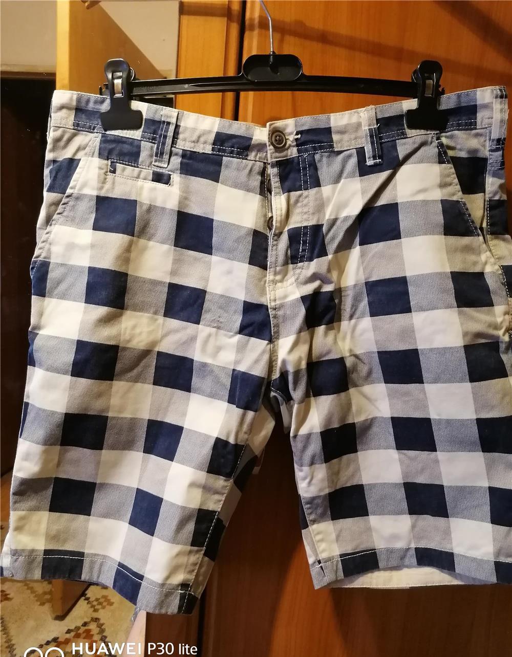 Pantaloni Scurți Casual Bărbați Piaza Italia Man În Carouri