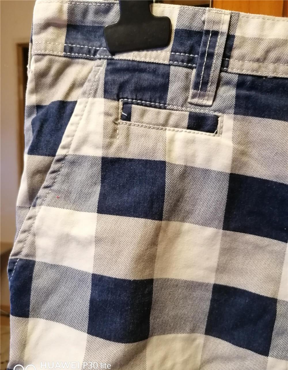 Pantaloni Scurți Casual Bărbați Piaza Italia Man În Carouri