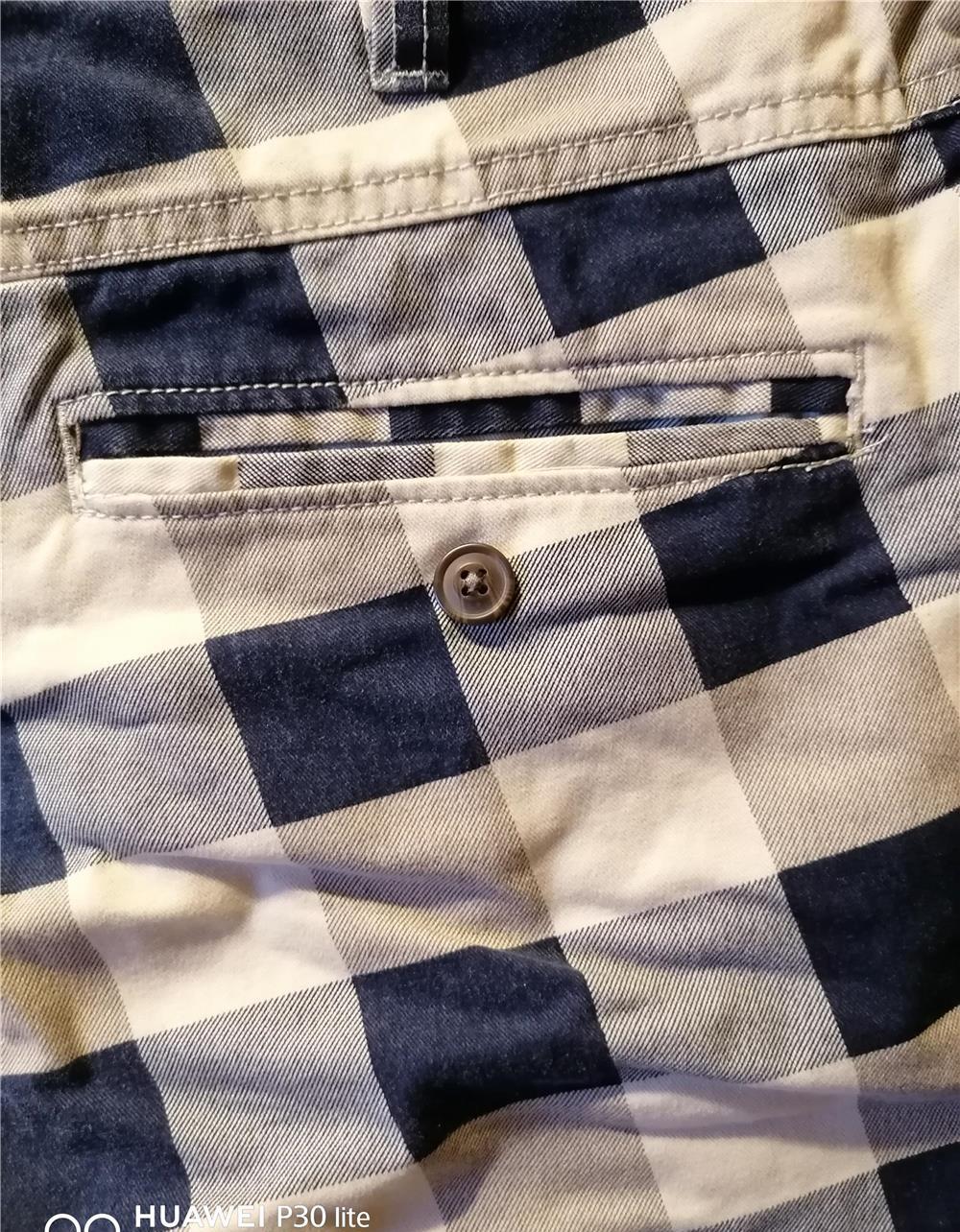 Pantaloni Scurți Casual Bărbați Piaza Italia Man În Carouri
