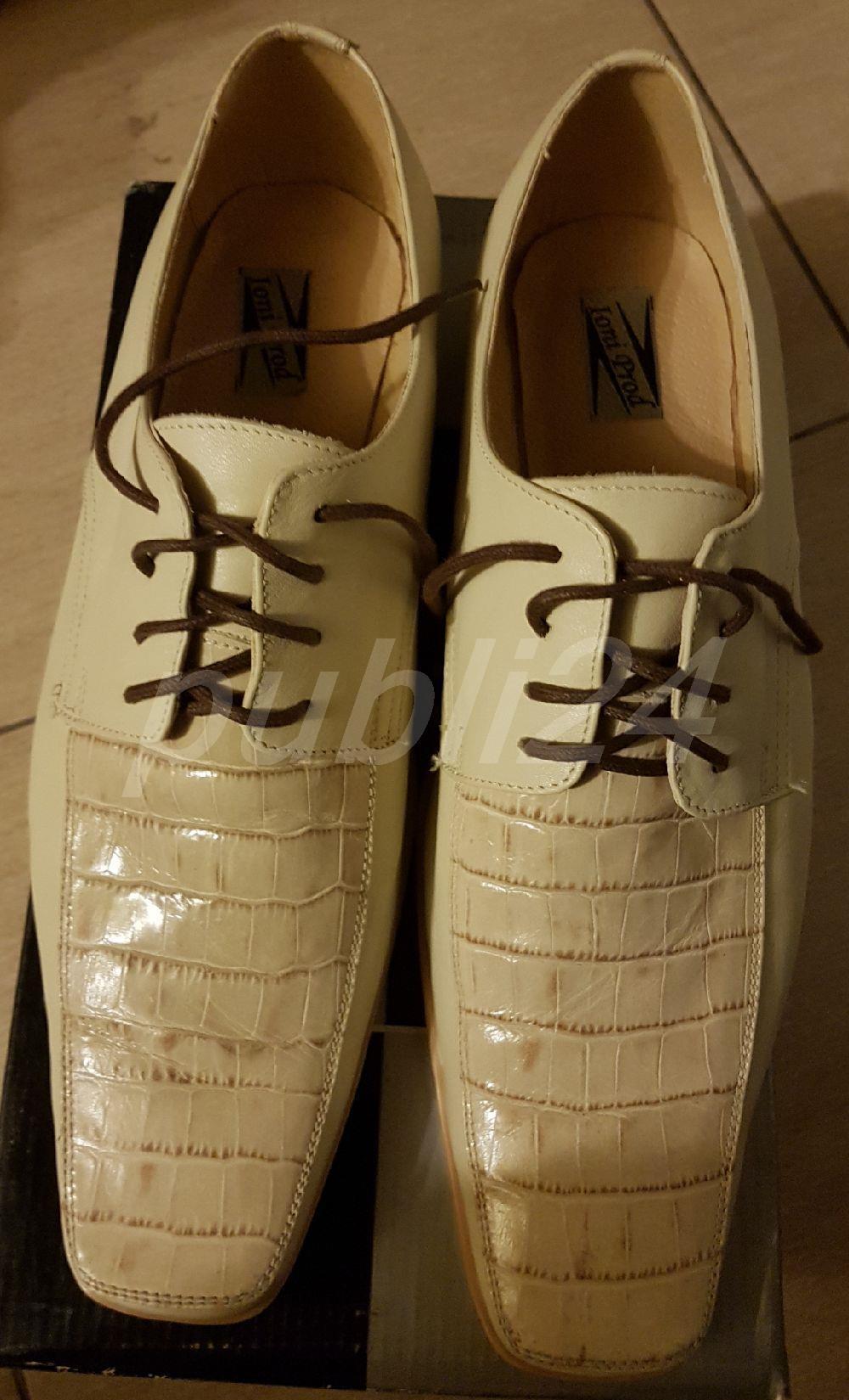 pantofi barbati 43, culoare bej-crem