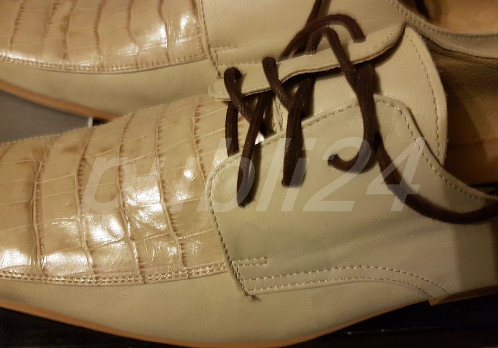 pantofi barbati 43, culoare bej-crem