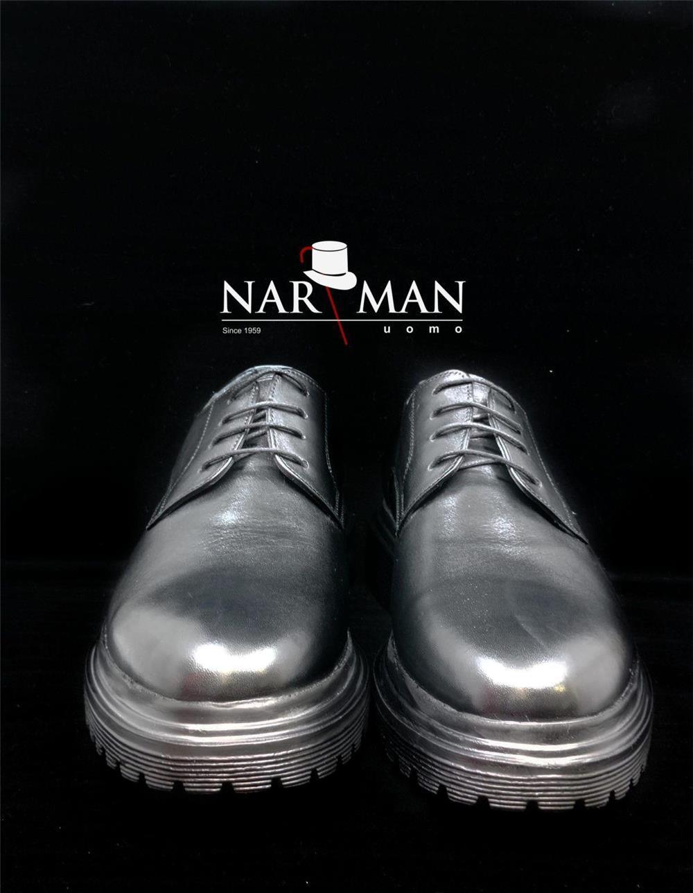 Pantofi eleganți pentru bărbați. Culoarea neagra. Marca Narman.