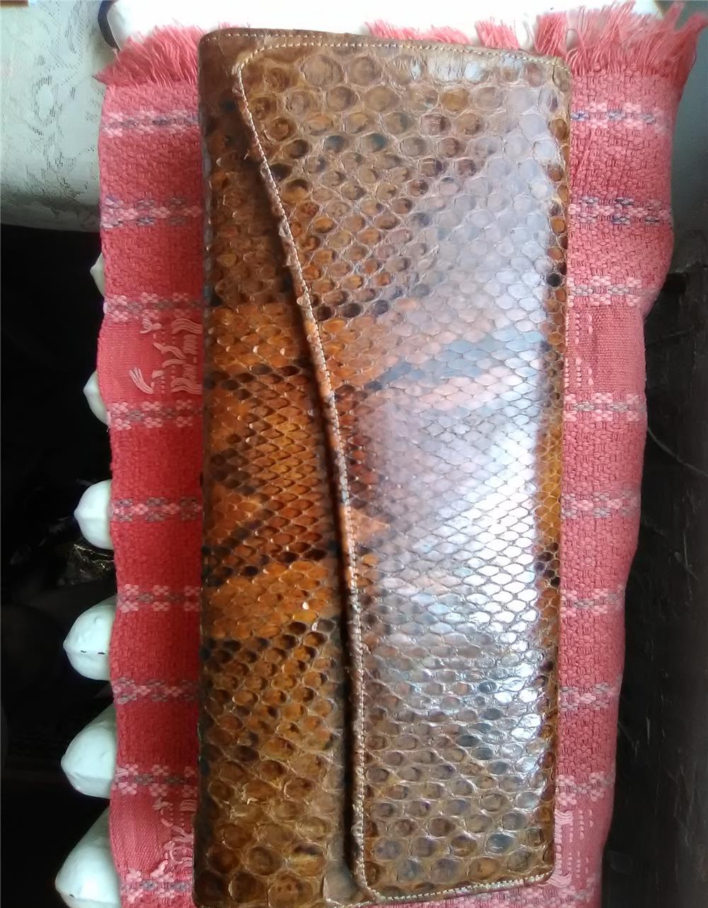 Pantofi si geanta set (piele sarpe)