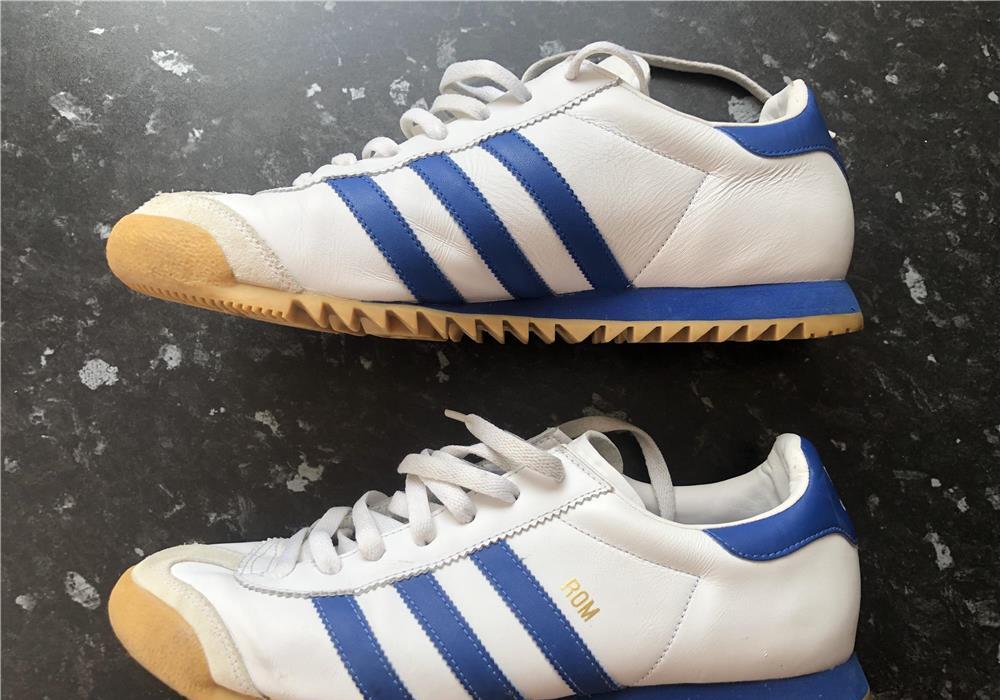pantofi sport Adidas ROM Blue, marimea 45, stare perfecta