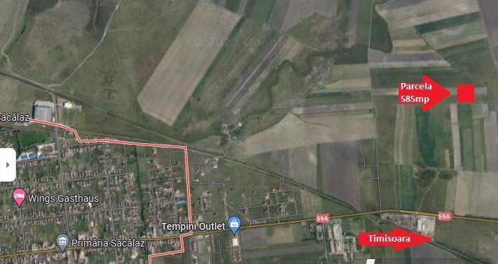 Parcela la drumul Timisoara-Sacalaz