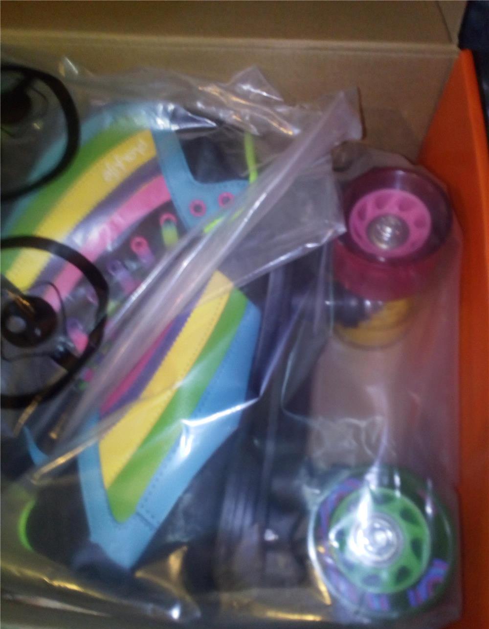 Patine cu rotile - role NOI, Powerslide Playlife Groove Rainbow, marimea 38