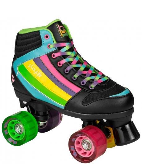 Patine cu rotile - role NOI, Powerslide Playlife Groove Rainbow, marimea 38