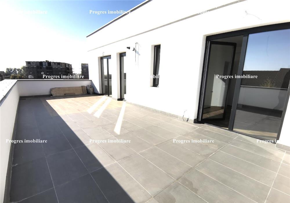 Penthouse 3 cam 66 mp+terasa 40 mp, +2 balcoane-110.000 euro Braytim