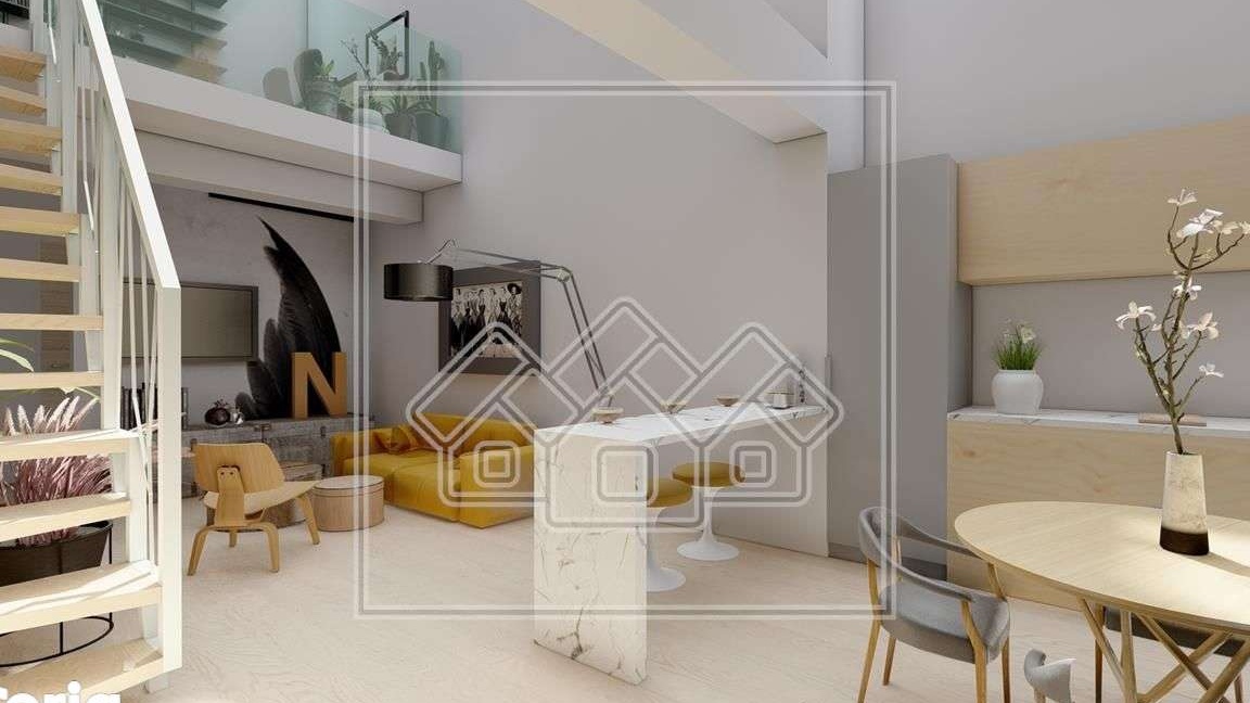 Penthouse cu 3 camere si 2 balcoane - finisaje de calitate superioara