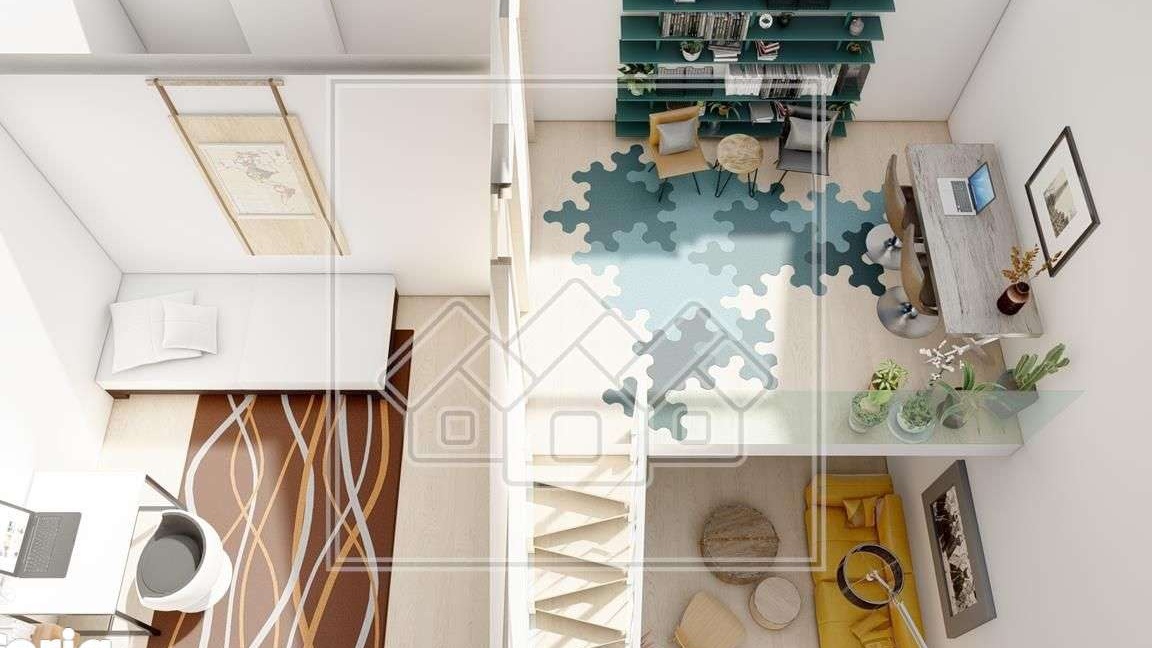 Penthouse cu 3 camere si 2 balcoane - finisaje de calitate superioara