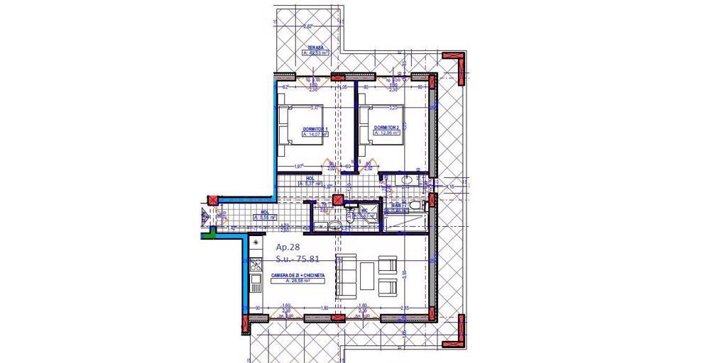 Penthouse | Terasa de 42 mp | Parcare subterana | Boxa