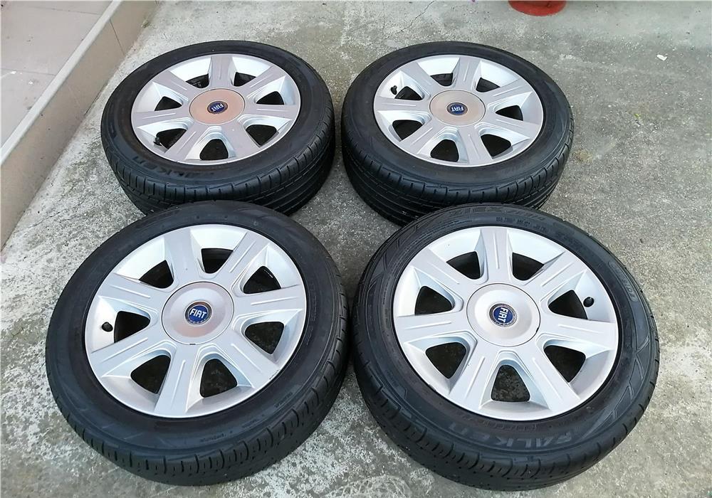 Piesa Originala FIAT - Jante cu anvelope R15 de vara 4x98 Bravo Punto Roti