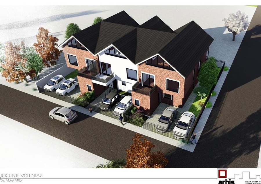Pipera-Voluntari Matei Millo-ARHITECTURA NORDICA -200mp -Rate Dezvoltator