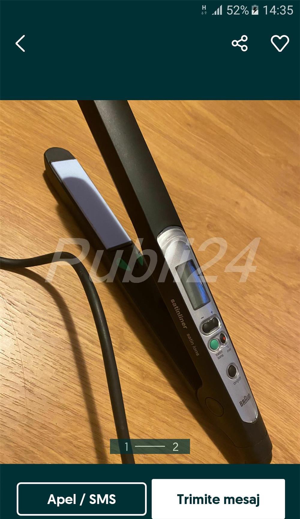 Placa par marca Braun. IMPECABILA