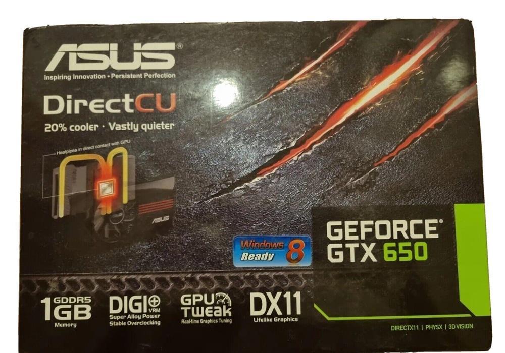 Placa video ASUS GeForce GTX 650 DirectCU, 1GB, GDDR5, DIGI+VRM / , Noua in ambalaj original!!!