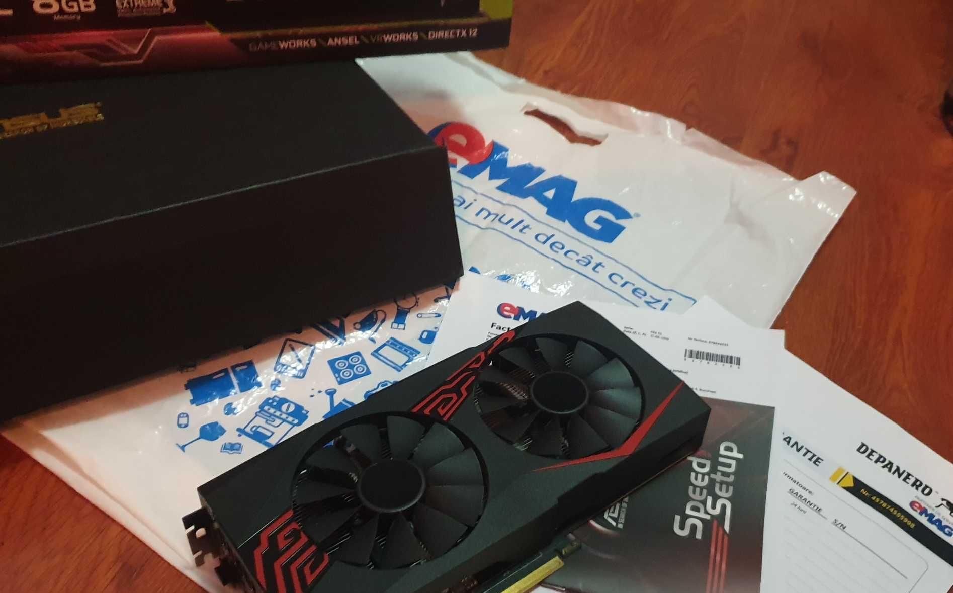 Placa video ASUS GTX 1070 8gb DDR 5 cu factura si garantie EMAG