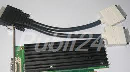 placa Video SFF pentru carcase inguste NVS290 si ATI Firemv2250  pe PCIEX01