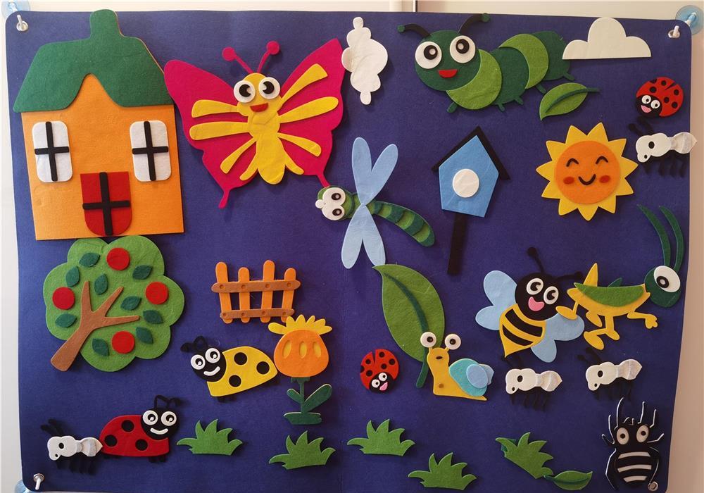 Planșe Montessori din fetru