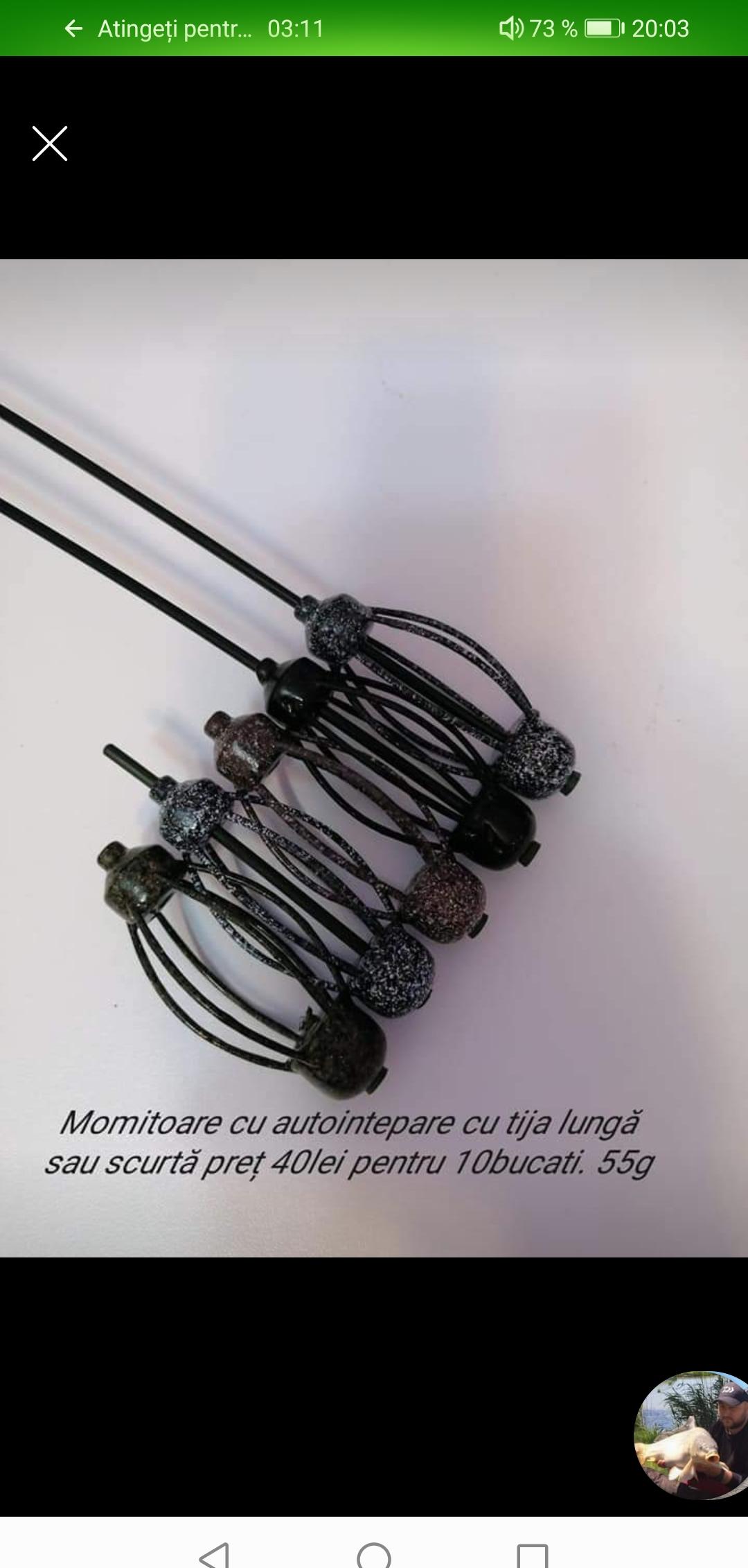Plumbi și momitoare pescuit