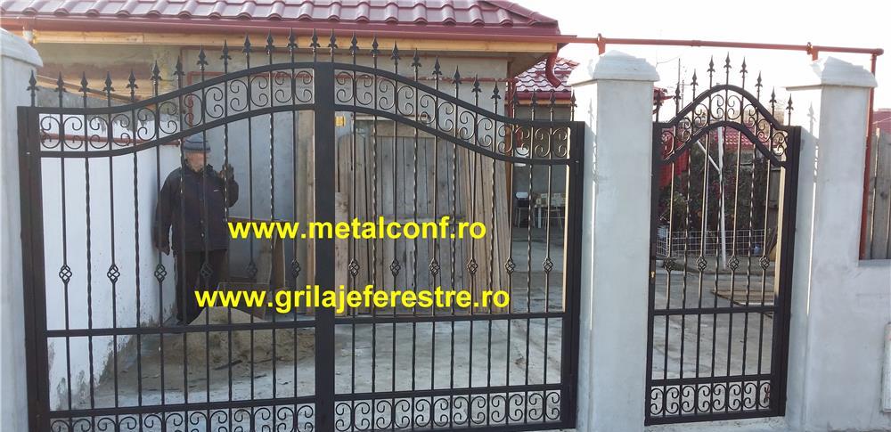 Porti si garduri metalice fier forjat