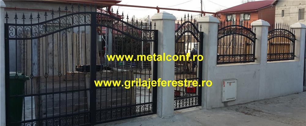Porti si garduri metalice fier forjat