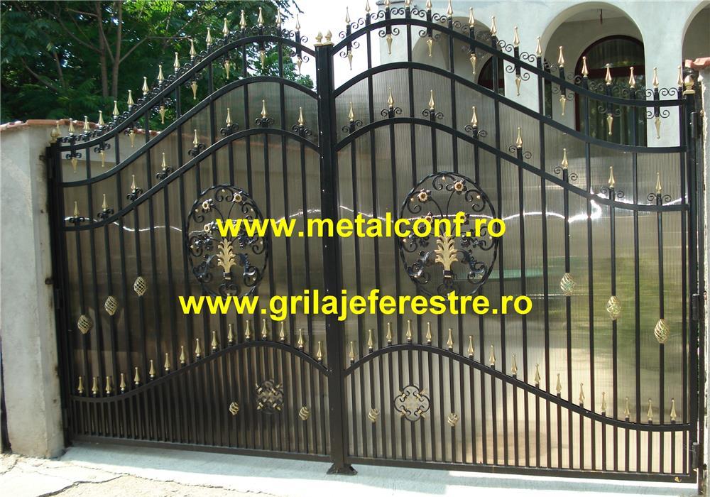 Porti si garduri metalice fier forjat